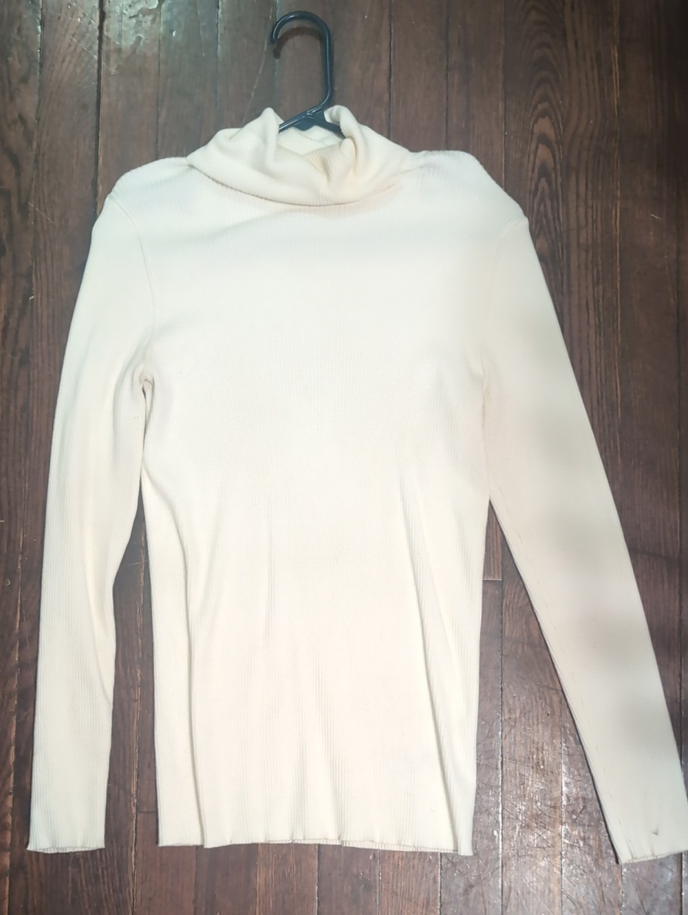 Babaton Cream Ribbed Turtleneck Sweater
